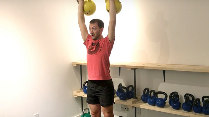 Image Of A Male Athlete Doing Kettlebell Training For Endurance Athletes