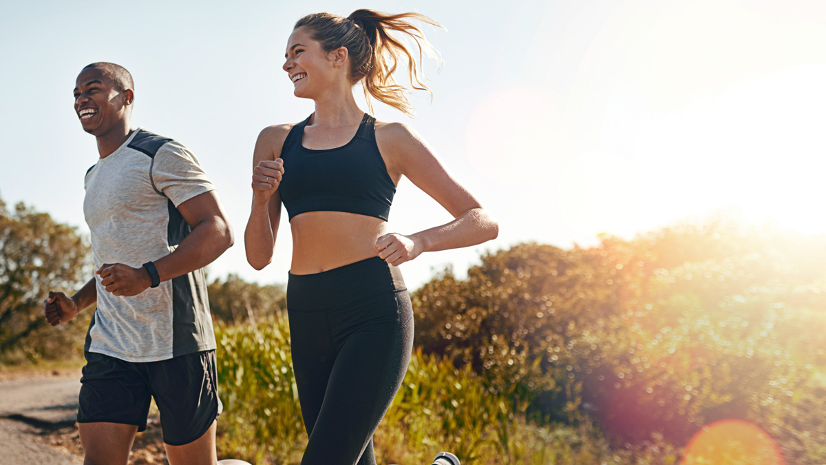 Image Of Runners Doing A Workout Together And Finding Optimal Running Cadence